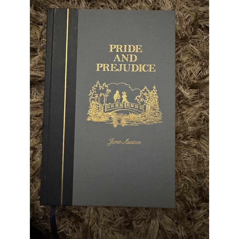Pride and Prejudice Jane Austen Hardcover Gold Foil Gift Edition Classic - Picture 2 of 7